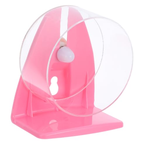 Sosoport 1stk Laufrad Für Hamster Hamster-übungsspielzeug Chinchilla-übung Laufrad Für Kleine Haustiere Eichhörnchen Spielzeug Rad Für Kleine Tiere Ratten Chinchillas Spielzeug Rosa Acryl von Sosoport