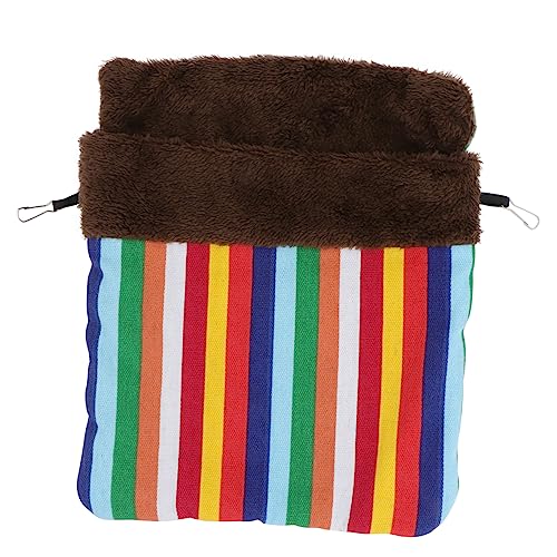 Sosoport 1stk Schlafsack Für Haustiere Hamster Tragbare Tragetasche Eichhörnchen Haustierbett Hamsterbett Haustier Warmes Bett Beutel Für Meerschweinchen Igel Warmes Nest Polyester Colorful von Sosoport