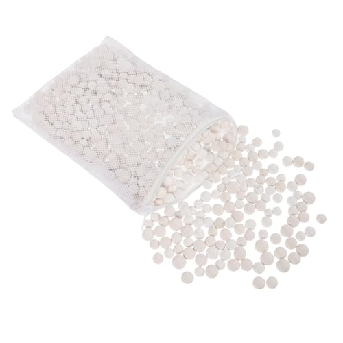 Sosoport 2 Packungen Aquarium Filtermaterial Filtermedien Aquarium Mineralfilter Bio Filterringe Filtermaterial Filtermedien Zubehör Aquarienteile Natürliches Erz von Sosoport