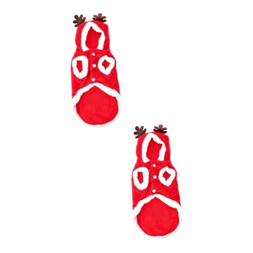 Sosoport 2 STK Hundeweihnachtskleidung Cosplay-Kleidung für Hunde weihnachtskostüme für Haustiere Weihnachts hundepullover Dog Christmas Costume Kleider Weihnachtsmann-Kostü Weihnachten Sosoport 2 STK Hundeweihnachtskleidung Cosplay-Kleidung für Hunde weihnachtskostüme für Haustiere Weihnachts hundepullover Dog Christmas Costume Kleider Weihnachtsmann-Kostü Weihnachten von Sosoport