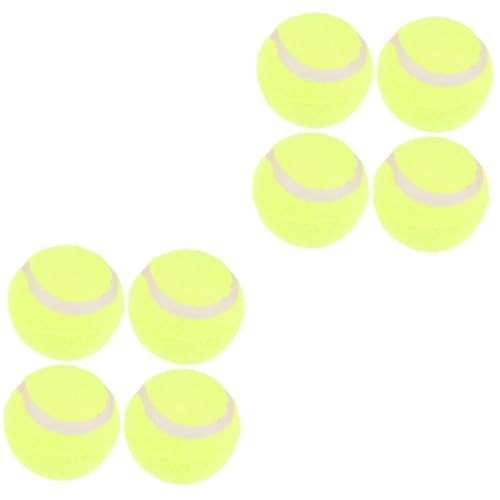 Sosoport 2 Sätze Hundewerfer Hundekaubälle Welpe Beißball Quietschende Tennisbälle Tennisball Für Hunde Bälle Für Hunde Hundespielzeug Hundebälle Quietschen Spiele Gummi 4 Stück * 2 von Sosoport