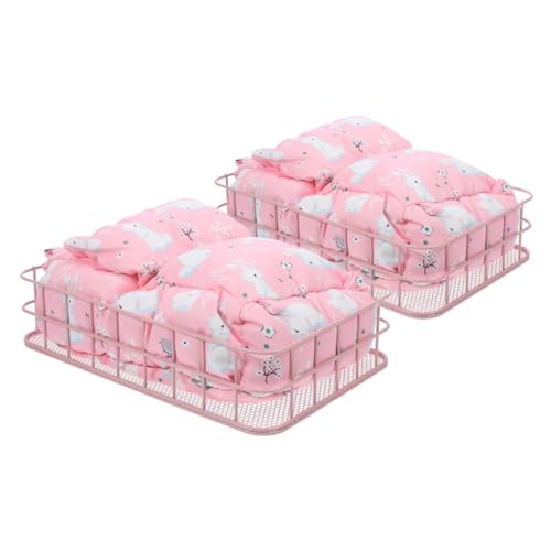 Sosoport Pet Comfort Bed 2 Sets Hängende Hamster-hängematte Chinchilla Ruhebett für Käfig von Sosoport