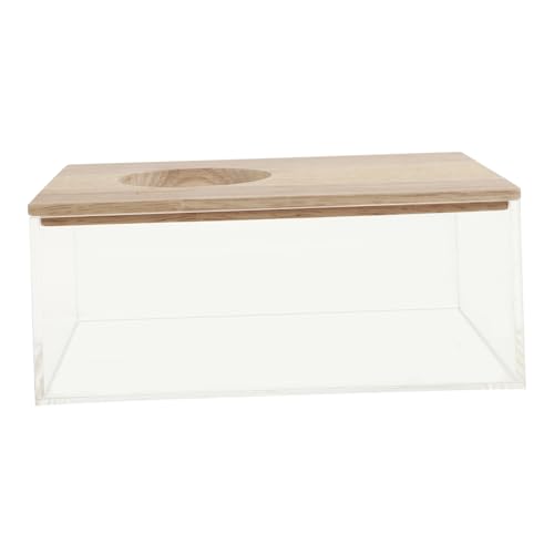 Sosoport 2 Stück Hamster Wc Badewanne Aquarium Zubehör Dekor Chinchilla Badehaus Sandbad Für Hamster Transparent Hamsterhase Transparentes Sandbad Multifunktions Sandbad Aus Holz von Sosoport