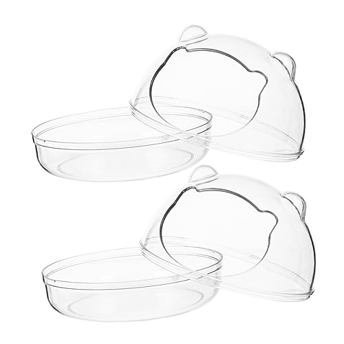 Sosoport 2 Stück Kleintier Badewanne Transparente Hamster Toiletten für Haustiere Leicht zu Reinigen Beobachten für Baden Pflege von Kleinen Nagern Sosoport 2 Stück Kleintier Badewanne Transparente Hamster Toiletten für Haustiere Leicht zu Reinigen Beobachten für Baden Pflege von Kleinen Nagern von Sosoport