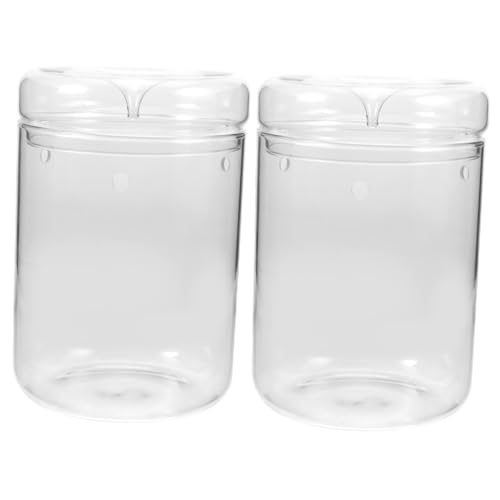 Sosoport 2 Stück Mikro Landschaftspflanzen Mini Vasen Terrarium Vasen Hydrokultur Vase Moospflanzenflasche Transparente Flasche Landschaftsflasche Moosflasche Dekorative Flasche von Sosoport