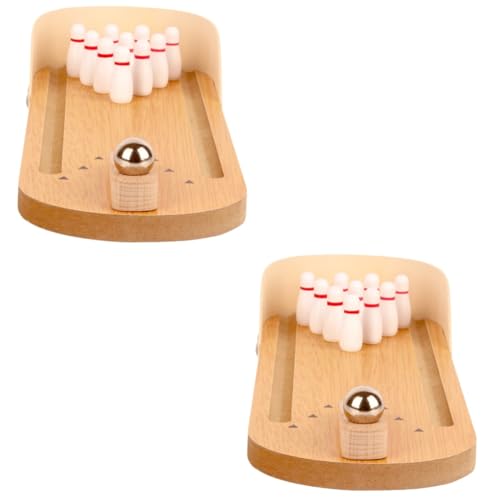 Sosoport 2 Stück Pädagogisches Spielzeug Mini Bowling Spielzeug Papageien Trainingsgerät Vögel Trainingsgerät Papageien Bowling Spielzeug von Sosoport