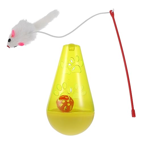 Sosoport 2 Stück Tumbler Spielzeug Kreatives Katzenspielzeug Katzen Leckerli Spender Spielzeug Katzenbedarf Tumbler Katzenspielzeug Interaktives Katzenspielzeug Selbstspielendes von Sosoport