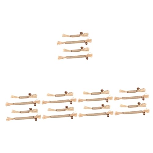 Sosoport 20 STK Kätzchen Versorgung Silvervine Sticks Katzenspielzeug Bequemes Katzenspielzeug Spielzeug Zur Bereicherung Für Katzen Kaustäbchen Für Katzen Hauskatze Teaser Hölzern von Sosoport