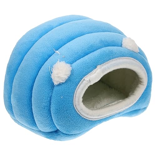 Sosoport 2St Hamster Baumwollnest hamsterzubehör Hamster zubehör Hamsternest meerschweinchen höhle Hamster warmes Nest geschmeidiges Nest stabile Hamsterhütte Hochelastischer Schwamm Blue von Sosoport