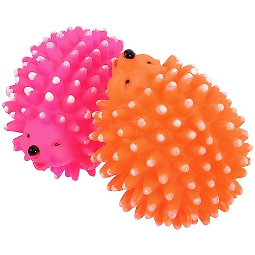 Sosoport 2St Haustier-Igel-Spielzeug Igel hundespielzeug Zahnreinigungsspielzeug für Hunde Animal Toys Tier Spielzeug Kauspielzeug für Welpen Spielzeuge Tragbares Kauspielzeug für Haustiere von Sosoport