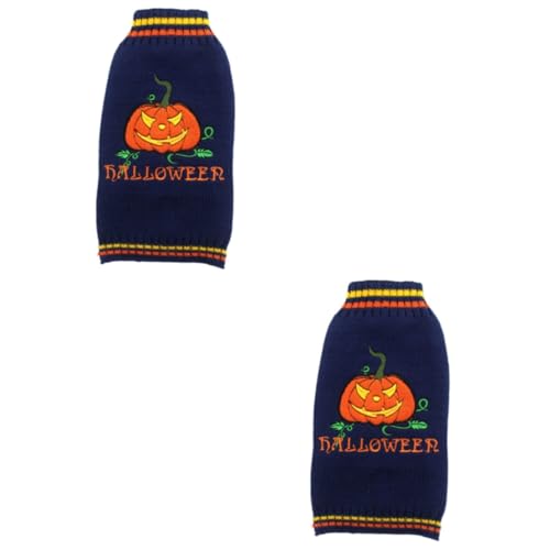 Sosoport 2St Winterkleidung für Hunde Halloween-Haustieranzug warme Pullover Halloween kostü Halloween Costume Kleiner Hundepullover Strickpullover Warmes Kostü für Hund Hündchen von Sosoport