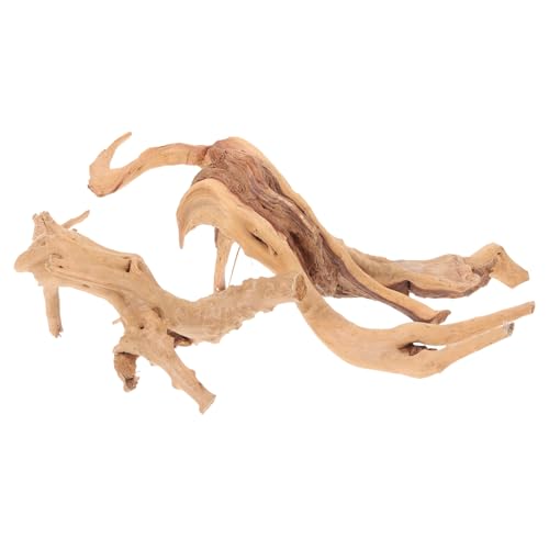 Sosoport 2St naturholz holzdeko Aquarium-Lebensraum-Dekor Treibholzzweige Ornament Betta-Aquarium Treibholz schmückt Aquariumzubehör Rhododendron-Wurzel Dekorationen totes Holz Holzhandwerk von Sosoport