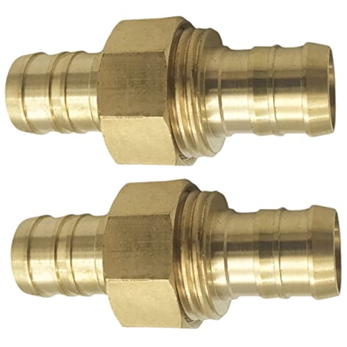 Sosoport 2st Adapter Für Hochdruckreiniger Schlauchumlenker- Schlauchanschluss Schlauchverbinder Gartenschlauch Schlauchanschlüsse Wasserarmatur 3/4 Schlauchadapter Messing Golden von Sosoport