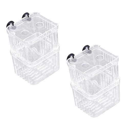 Sosoport 2st Brutkasten Braten Fischnetz Korb Sprudler Vakuum Schwimmbad Aquarienlicht Stand Thaddäus-Aquarium- Schaufel Aquariumheizung Aquarium Licht Panzer Luft Glo Fosh Für Plastik von Sosoport