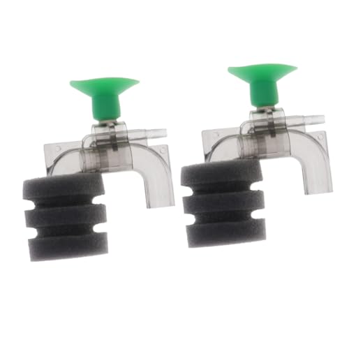 Sosoport 2st Filter Belüftung Fischbecken Mini-Aquarium Fischschwamm Fischglas Fischaquarium Schaumstoff Mit Hoher Dichte Aquariumschwamm Biochemischer Schwamm Sieb Tank Plastik von Sosoport