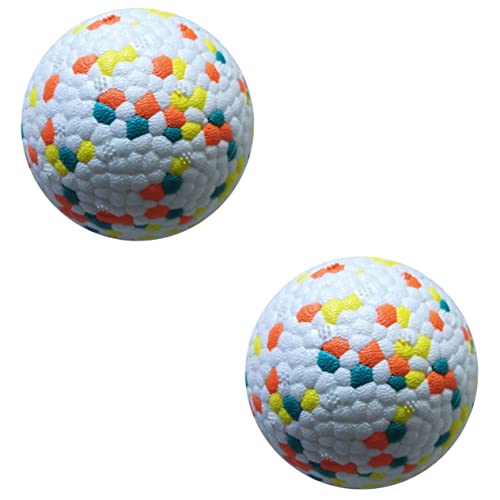 Sosoport 2st Hundespielzeugball Pet-Ball-Spielzeug Hundekauball Hundebissball Schwimmendes Kugelspielzeug Apportierspielzeug Für Hunde Ballspielzeug Für Hunde Hund Holen E-TPU Der Hund Fest von Sosoport