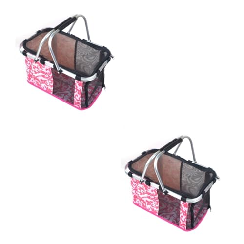 Sosoport 2st Hundeträger Hundekorb Reisetasche Für Hunde Tragetasche Für Haustiere Rosy von Sosoport