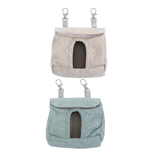 Sosoport Feeder Taschen Set 2pcs Heu Feeder Hängende Lagerung Tasche für Meerschweinchen Zubehör von Sosoport