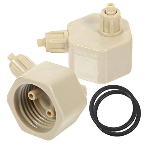 Sosoport 2st Schnelldrehverschluss Für Co2-flaschen Reaktor Betta-fischzubehör DIY-flaschenverschlüsse Brüterei Aquatainer Co2-generator Für Aquarien Tank Co2-anlage Für Aquarien Beige Abs von Sosoport