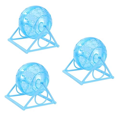 Sosoport 3 Teiliges Laufspielzeug Für Hamster Unterhaltsames Spielzeug Für Haustiere Rollender Ball Hamster Trainingsspielzeug Haustier Spielplatz Spielzeug Eichhörnchen Spielzeug von Sosoport