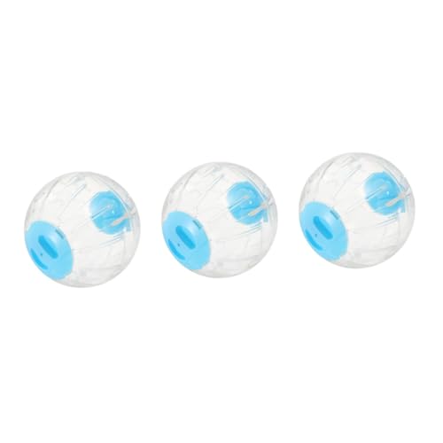 Sosoport 3st Hamster Laufball Hamster-laufball Kleines Tier Hamster-Gymnastikball Hamster Auf Einem Laufrad Transparenter Laufball Hamster Herumlaufen Sport Kleines Haustier Mini Plastik von Sosoport