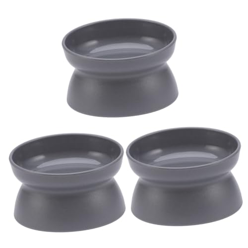 Sosoport 3St Futternapf für Katzen Katzennapf Katzennapf schützend pet Water Bowl pet Bowl Katzennäpfe Wassernapf für Katzen Haustierzubehör Haustiernapf Halswirbelsäule Zubringer Fressnapf von Sosoport