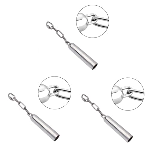 Sosoport 3St Papageienkäfigspielzeug Vogelspiegel für Käfig kleines Vogelspielzeug Haustier Stainless Steel inoxlm Papageienspielzeug Eichhörnchenspielzeug Vögel Knochen Stand von Sosoport