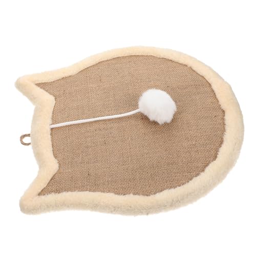 Sosoport 3st Kratzbaum Für Katzen Kätzchen Anti-Kratz-pad Katze Steht Kratzblöcke Für Den Haushalt Verschleißfestes Kratzbrett Katze Kratzmatte Kratzteppich Für Katzen Sisal Light Brown von Sosoport