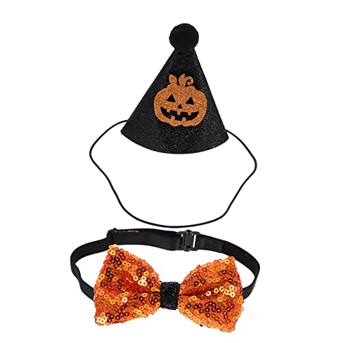 Sosoport 4sätze Dekoratives Hundehalsband Mit Verstellbarem Halloween-Hut Und Fliege Teiliges Für Haustiere Für Halloween-Partys Und Feierlichkeiten Sosoport 4sätze Dekoratives Hundehalsband Mit Verstellbarem Halloween-Hut Und Fliege Teiliges Für Haustiere Für Halloween-Partys Und Feierlichkeiten von Sosoport
