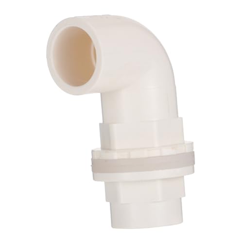 Sosoport PVC-anschlussadapter 4 Stück 90 ° Winkelverschraubung Für Aquarien Auslaufsicheres Set von Sosoport