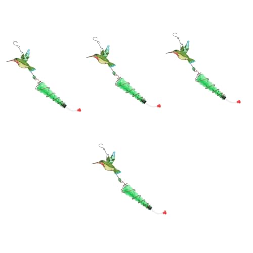 Sosoport 4 Stück Vogelhäuschen Für Draußen Vogelfutterhäuschen Für Den Außenbereich Hängende Kolibri Futterhäuschen Für Den Außenbereich Hängende Kolibri Futterhäuschen Vogelkäfig von Sosoport