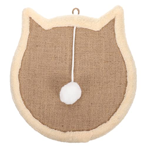 Sosoport 4 Stück kratzbaum für Katzen Katzenkratzbrett Kätzchen-Zubehör katzenkratzmatte kratzmatte für Katzen Kratzblöcke für den Haushalt praktischer Kätzchenkratzer Sisal Light Brown von Sosoport