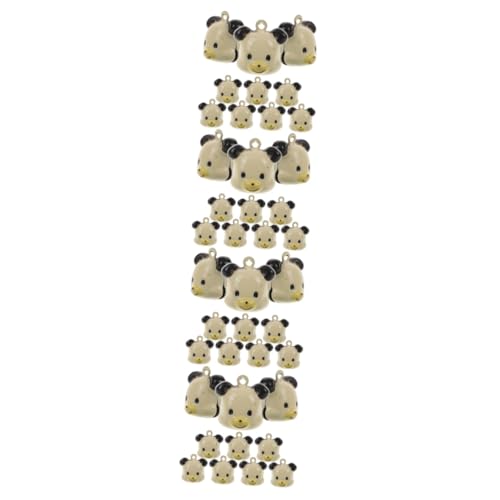 Sosoport 40 STK Hundeglocke Hund Glocke Halsband Multifunktions-hundehalsbandglocken Kleine Glöckchen Kleine Glocken Glocke Für Hundehalsband Glockenanhänger Weihnachten DIY Glocke Kupfer von Sosoport