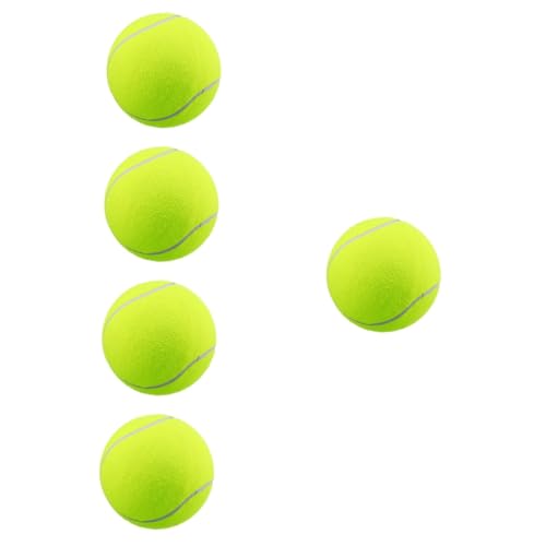 Sosoport 5 Stück Haustier Tennisball Haustierspielzeug Backenzahnspielzeug Für Hunde Tennisbälle Aufblasbarer Ball Für Zuhause Hundekauspielzeug Tennisball Dekorationen von Sosoport