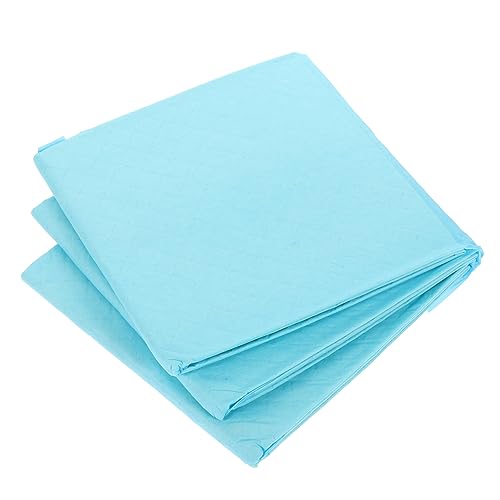 Sosoport 50 Stück Welpen Pads Pee-Pads Für Das Training Von Haustieren Welpenunterlagen Kleine Tiere Pads Hundeunterlagen Kaninchen-PIPI-pad Kaninchen-Pads Vlies Sky-Blue von Sosoport