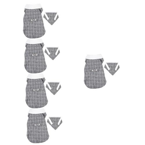 Sosoport 5St Haustieranzug Spinnenhundekostüm Formelle Kleidung für Haustiere hundejacke Hunde Jacke Kleider Anzüge Hundekleidung Haustier-Outfits für Hunde der Hund Passen Shirt einstellen von Sosoport