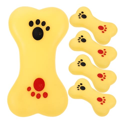 Sosoport 5st Dicke -plüsch Zahnreinigungsspielzeug Für Hunde Langeweilespielzeug Für Hunde Plüsch Aniaml Hundespielzeug Beißspielzeug Spielzeuge Backenzahn Vinyl Puzzle von Sosoport