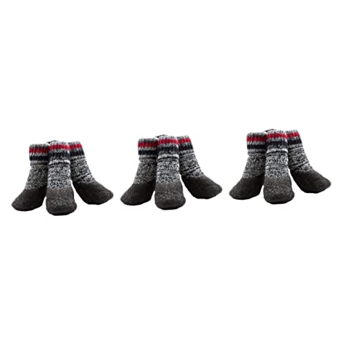 Sosoport 6 Paare rutschfeste Hundesocken pet paw pet Supplies Dog Socks Hamstertunnel und Röhren warme Wintersocken Gemeinde rutschfeste Socken Haustier Hund Socken Haustiersocken verdicken von Sosoport