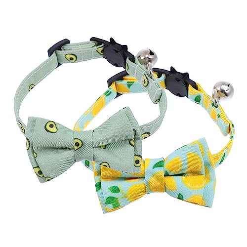 Sosoport 6 STK Glockenhalsband für Haustiere Welpe Fliege verstellbares Welpenhalsband pet Supplies haustierbedarf Haustier Katzenhalsband Haustier-Halskette die Katze Krawatte Schnalle von Sosoport