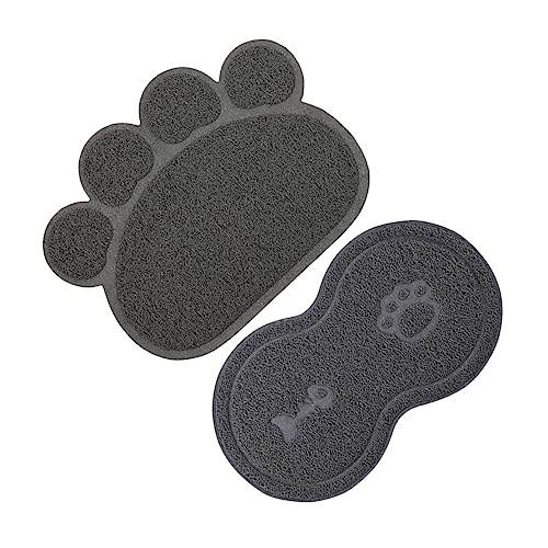 Sosoport 6 STK Haustiermatte Hunde Matte hundepolster Tischset für Katzenfutter Haustierfuttermatte Tischsets Trinknapfauflage für Haustiere Platzdeckchen für Hundefutter füttern Teppich von Sosoport