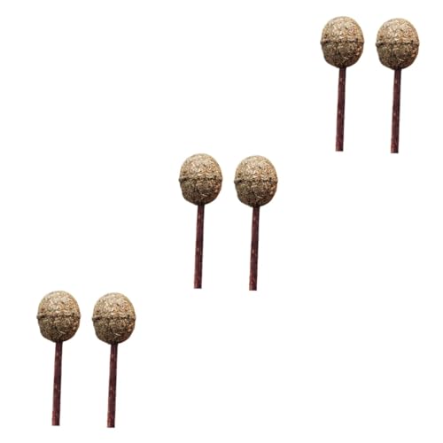 Sosoport 6 Stück Backenzähne Katzenspielzeug Katzenminze Lollipop Katzenminze Ball Katze Minze Ball von Sosoport