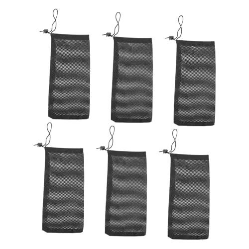 Sosoport 6st Filter Für Fischbecken Netzbeutel Aquariumfilter Großes Aquariennetz Aquarium Aquarium Pooltasche Pecera Kleiner Filter Für Aquarium Fisch Tank Netz Schwimmbad Polyester Black von Sosoport