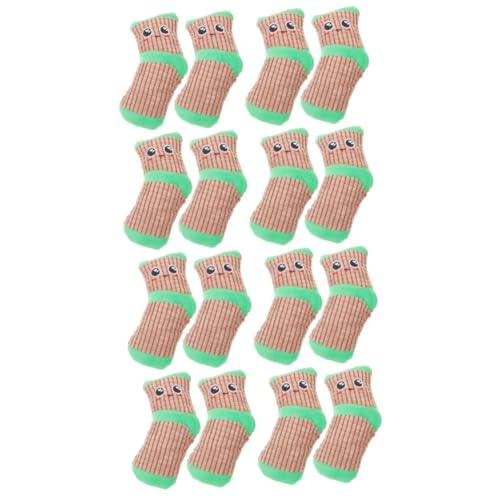 Sosoport 8 Paare Spielzeug Haustiere Bidoof-Plüsch Themberchaud-Plüsch Welpe Plüschtier Interaction Dog Toy Socken Ablenkungssocke für Hunde vokalisierende Hundesocke Hündchen Indoor-Hund von Sosoport