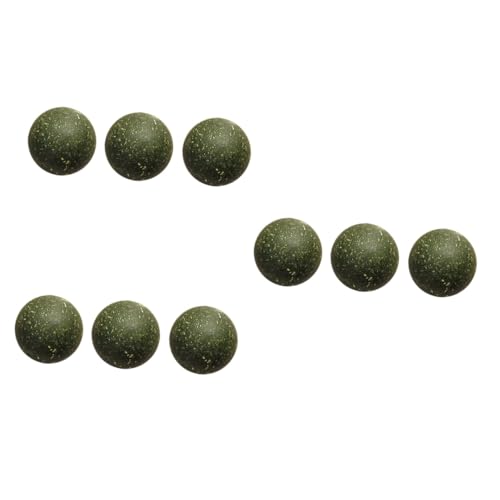 Sosoport 9 Stück Katzen Verdauungsförderer Haustier Snack Ball Katzen Snack Ball Katzenminze Katzenbiss Ball von Sosoport