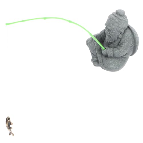 Sosoport Angelschmuck für ältere Menschen Dekorativ Tank Fisch Skulptur graceling Gracy miniaturfiguren Teich-Dekoration Water Toys for Aquariumzubehör Aquarienfahrzeuge Harz von Sosoport