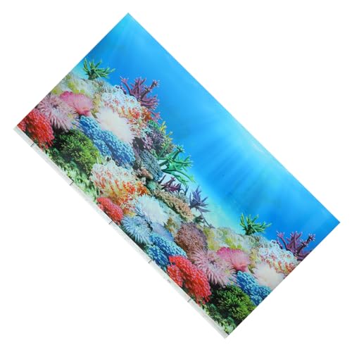 Sosoport Aquarium-Hintergrund Aquarienbedarf Inhaber Fischnetze Luft Aquarium Beleuchtet Aquarium Abziehbilder Aquariumnetz Bausatz Wandaufkleber Mit Meeresfischen Vinyl von Sosoport