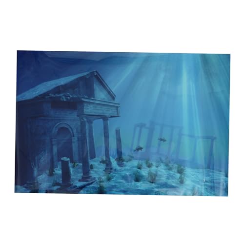 Sosoport Aquarium Hintergrundpapier Aquarienlicht Dekorationen Für Aquarien Conditioner Aufkleber Schläuche Fisch-Hintergrund Automatisch Halter Aquarium-landschaftsdekoration Anlage Stand von Sosoport