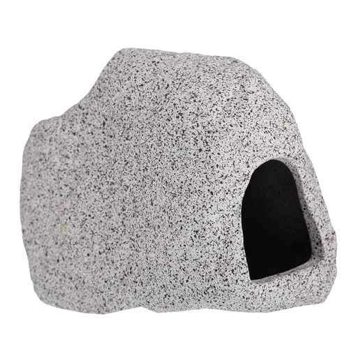 Sosoport Aquarium Tontopf Luft Dekorationen Aquarienschläuche Wasser Tank Aquarium Dekoration Aquarium versteck Aquarienversteck Höhle Fisch Garnelen Versteck Ton Light Grey von Sosoport