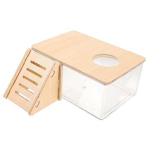 Sosoport Badezimmer Für Hamster Klares Hamsterbad Lebewesen Badezimmer Hamsterzubehör Lebewesen Badehaus Hamstertoilette Hamster-Sand-badewanne Kleintierbadewanne Tierbad Acryl von Sosoport