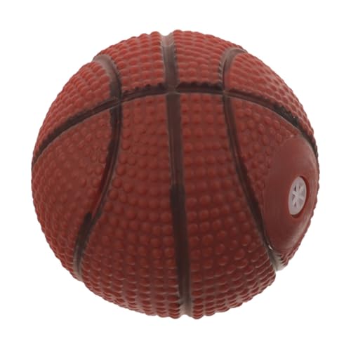 Sosoport Basketballspielzeug Für Hunde Quietschende Bälle Für Hunde Welpenspielzeug Kauspielzeug Für Hunde Welpenbälle Kleine Hundebälle Kleine Bälle Für Hunde Welpenball PVC Coffee von Sosoport